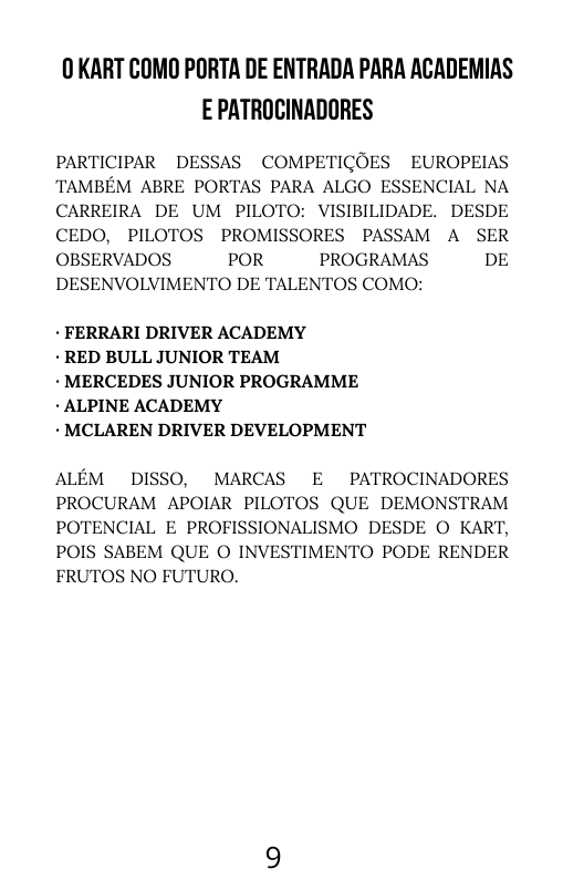 THE DREAM OF BECOMING AN F1 DRIVER