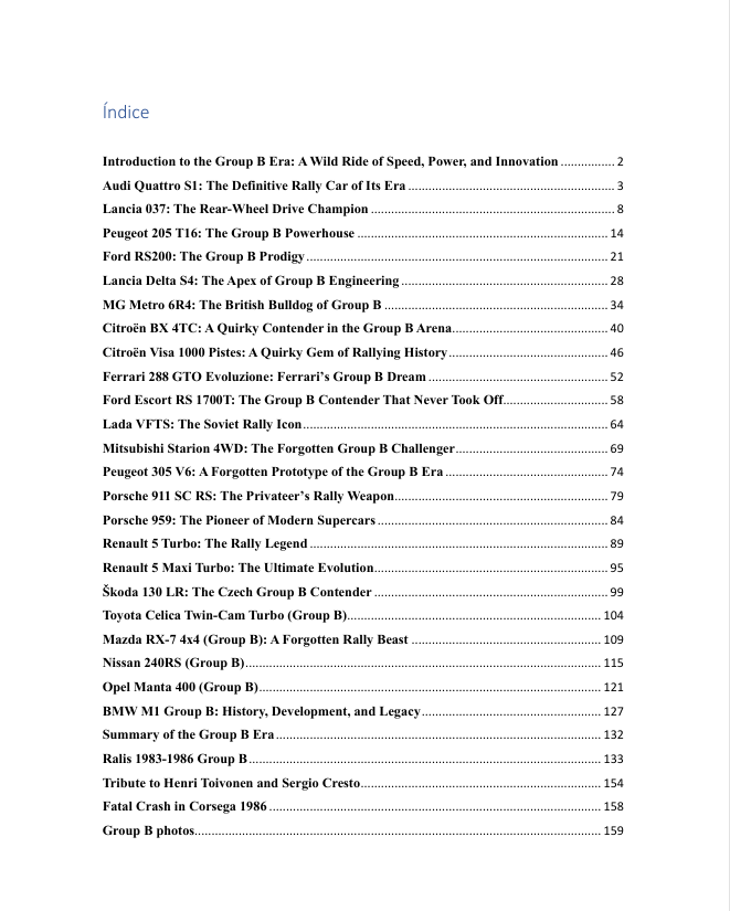 THE GROUP B CARS - 22 most important cars