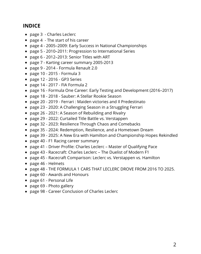 CHARLES  LECLERC  "The Predestined"