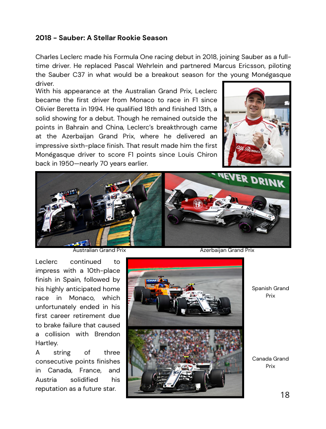 CHARLES  LECLERC  "The Predestined"