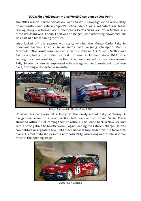 Sébastien Loeb - “Le Patron”