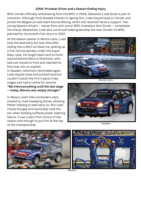 Sébastien Loeb - “Le Patron”