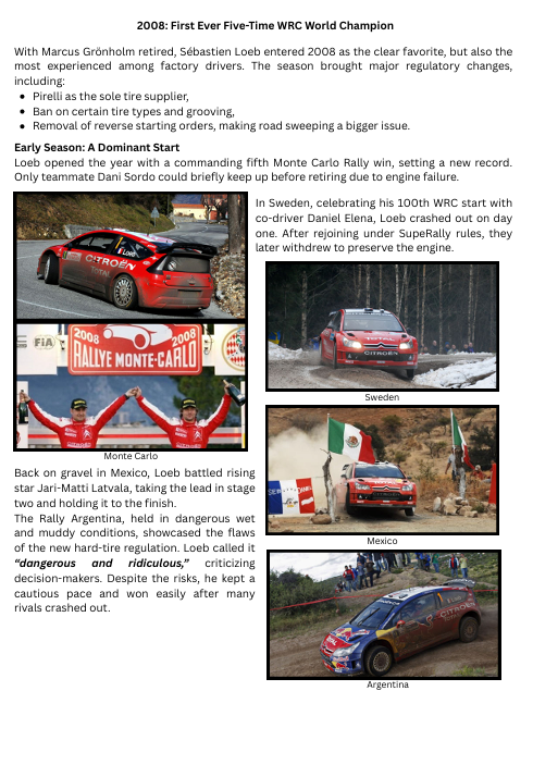 Sébastien Loeb - “Le Patron”