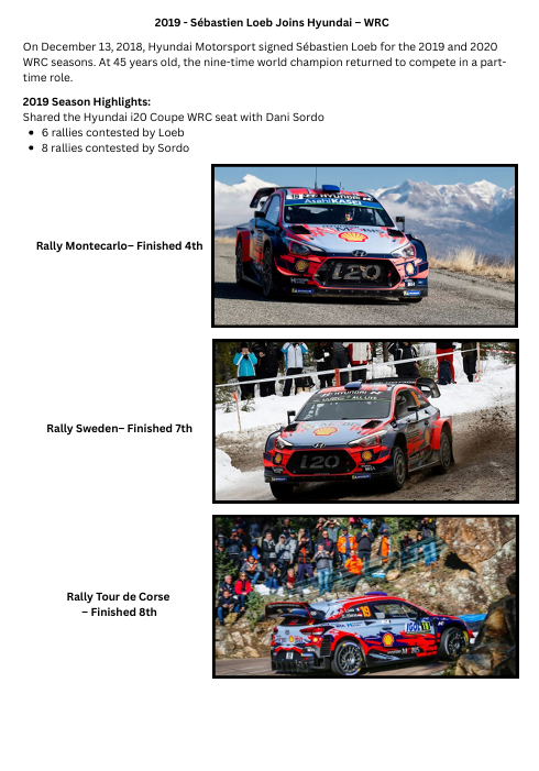 Sébastien Loeb - “Le Patron”