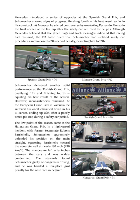 MICHAEL SCHUMACHER "THE LEGEND"